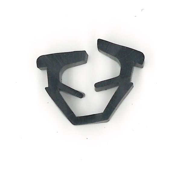 三協アルミ　U型ガラスビート　B91381-KC　(14mm開口3mm・4mm用)　色 : ブラック　1m単価