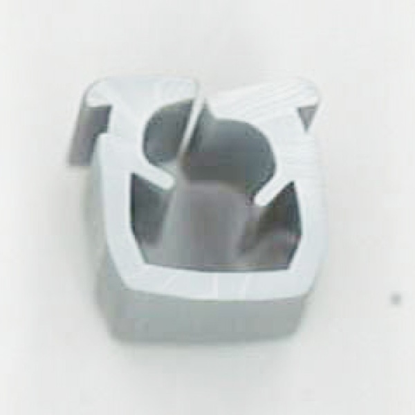 三協アルミ　U型ガラスビート　E320　(13mm開口6.8mm用)　グレー色　1m単価