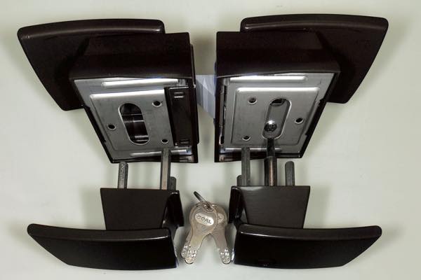 形材門扉用タッチ錠　両開き用　色 : BD　LFT-01W