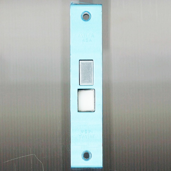 クリエラガラスドア　握り玉用箱錠セット　(R)　刻印 : MIWA　145A　DCZZ337