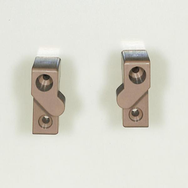 NCVゼファー横軸回転窓　ストッパー受け部品セット　色 : ブロンズ　左右セット　FNMB012