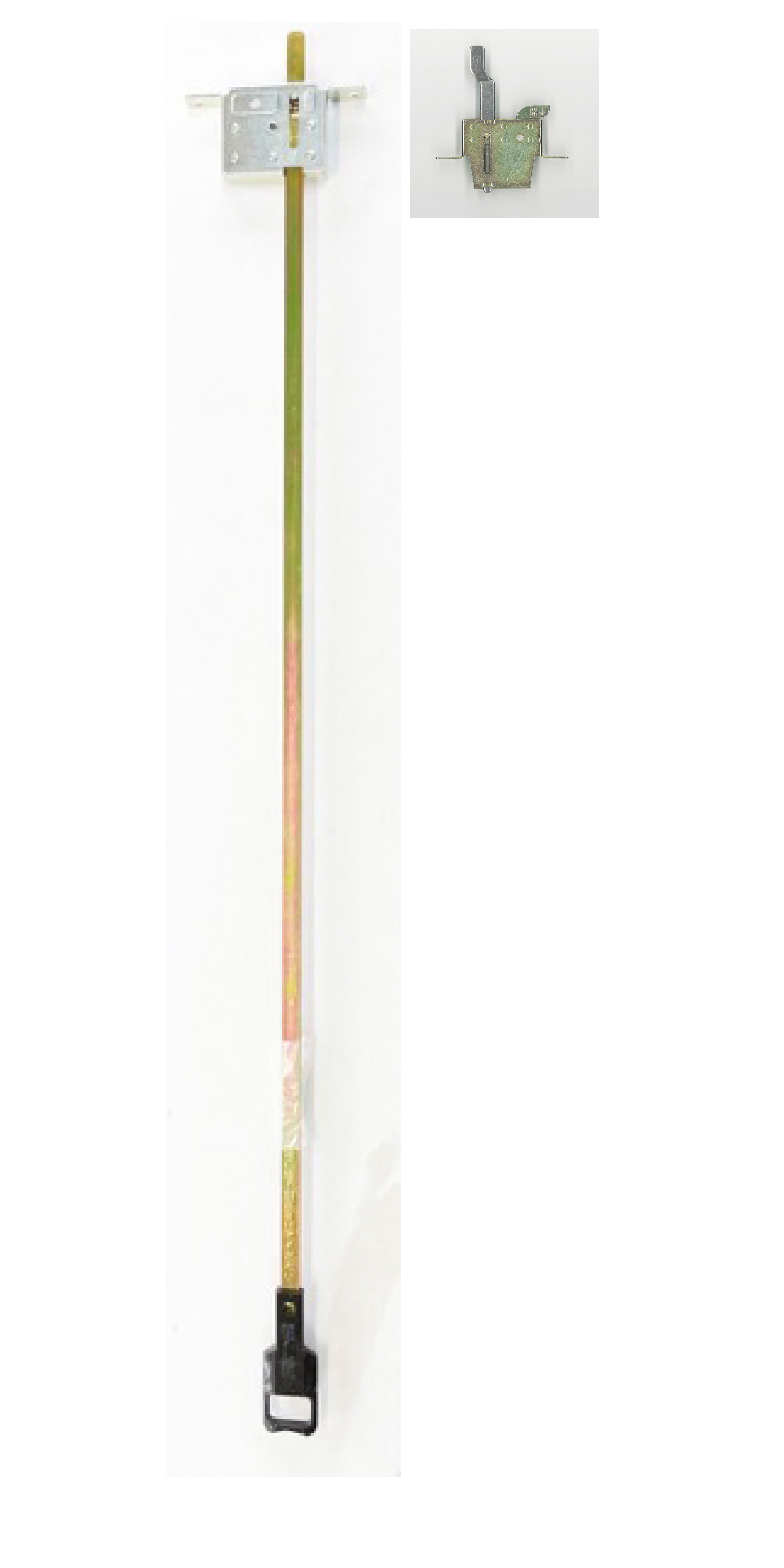 ルーバー雨戸錠　上錠・下錠セット　GAAZ21 (GAAZ25 + GAAZ24)H66以上用