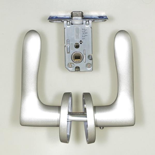 Kレバー　空錠　ハンドル : 32型　色 : MS(シルバー)　KLS-32-1KM-MS