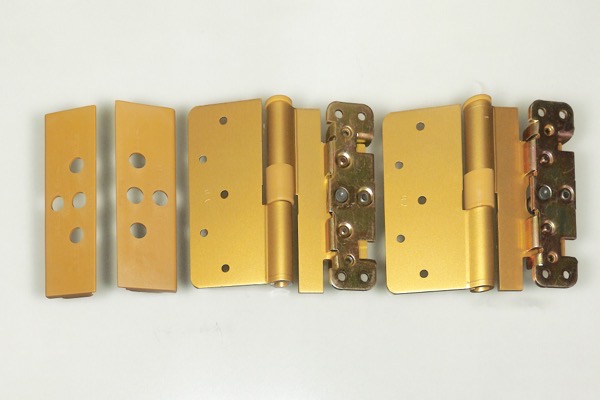 ARCH　2管式3次元調整丁番  (ビス付) 2枚1組丁番　左吊　色 : ゴールド　No.7800-L-G