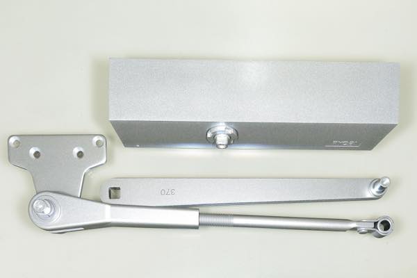 ドアクローザー　ストップ付　パラレル型　色 : シルバー　S1001P-SV