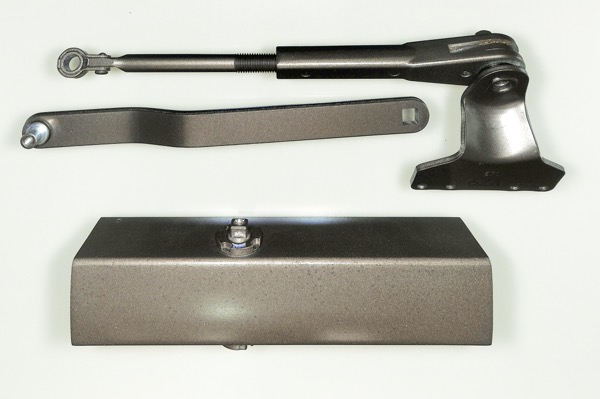 ドアクローザー　S21PD-C1　D型ブラケット　外装式ストップ付　色:メタリックブロンズ