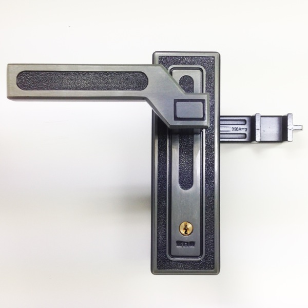 UC型錠　掛け側セットL(片開き・両開き用)　ブラック　S8AAB0251L