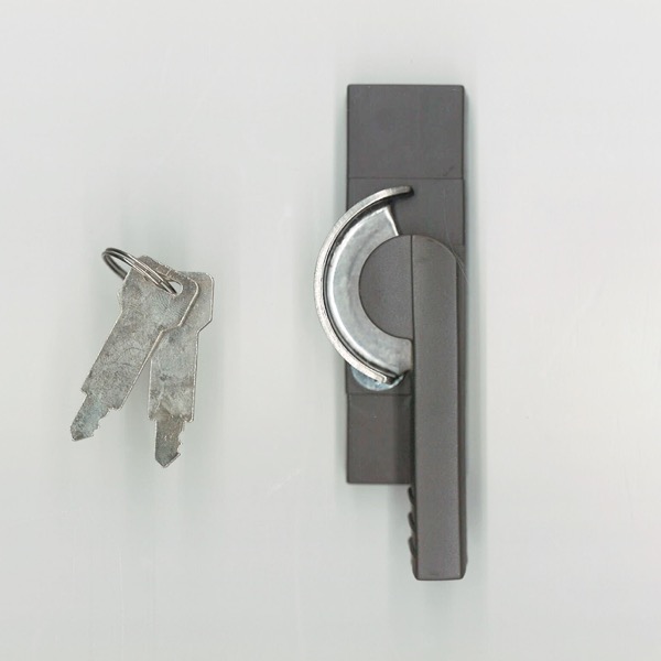 ビル用鍵付クレセント(L=60) 色 : KG　キーNo : 11　　SVQU67ALS01