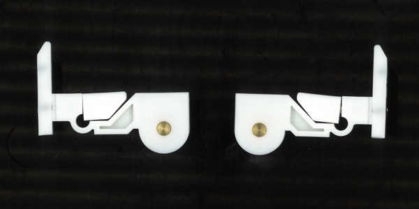 エクセル用パネル網戸　戸車　左右セット　(PI01007-8)　SYHOEAME112WS　戸車径 : 10mm(真鍮)