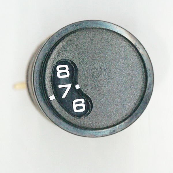 タマヤ　ポスト錠　(右吊)　色 : ブラック　TN10R-BL