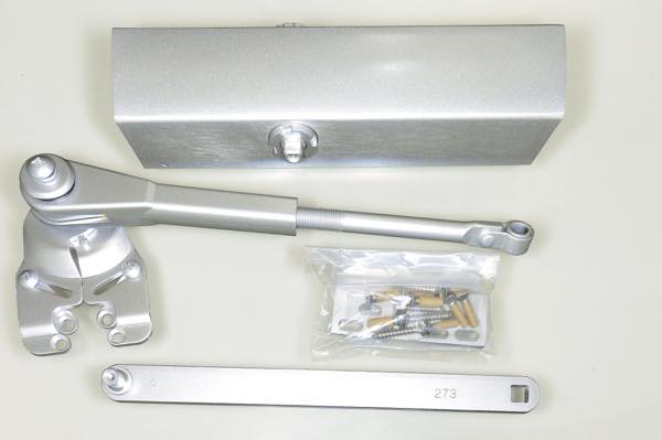 取替用ドアクローザー　リョービ製　色 : YS(シルバー)　YSBS-TDC-S45P