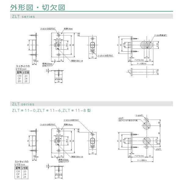 素晴らしい外見 MIWA 住宅内部専用レバーハンドル錠チューブラケース非常開装置付き表示付き ZLT11-8 1個 品番：TRZLT11-8 